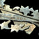 Antique 1908 Pearce & Thompson Edwardian Era Seasons Greetings Handshake Brooch Sterling Silver