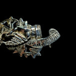 Antique 1908 Pearce & Thompson Edwardian Era Seasons Greetings Handshake Brooch Sterling Silver