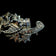 Antique 1908 Pearce & Thompson Edwardian Era Seasons Greetings Handshake Brooch Sterling Silver