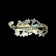 Antique 1908 Pearce & Thompson Edwardian Era Seasons Greetings Handshake Brooch Sterling Silver