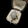 18K White Gold Art Deco Style Diamond Filigree Statement Ring Size 8