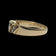 Birks 14K Yellow Gold Double Diamond Row Band Size 6 1/4
