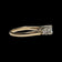 14K Yellow & White Gold Birks 1/4 CT Diamond Engagement Ring & Band Set Size 4 3/4