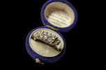 Birks 14K Yellow Gold Double Diamond Row Band Size 6 1/4