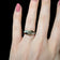 10K Yellow Gold Mother of Pearl, Black Onyx & Diamond Inlay Ring Size 4 3/4