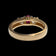 18K Yellow Gold Diamond & Natural Ruby Ring Size 7 1/2