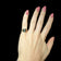 10K Yellow Gold Open Work Blue Spinel Signet Pinky Ring Size 4 3/4