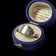 10K Yellow Gold Shield Signet Pinky Ring Scrollwork Accents Size 3 1/2