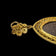 14K Yellow Gold & Turquoise Filigree / Open Work Pendant