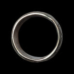 Sterling Silver & 14K Haida Northwest Coast Native American Orca Ring Size 5 3/4 Signed
