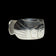 Large Sterling Silver Northwest Coast / Haida / Native American Etched Cuff Bracelet: Eagle