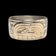 Sterling Silver & 14K Haida Northwest Coast Native American Killer Whale Head Ring Size 6 3/4 Signed