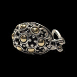John Hardy Dot Collection Sterling Silver & 18K Gold Omega Back Earrings