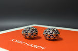 John Hardy Dot Collection Sterling Silver & 18K Gold Omega Back Earrings