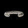 John Hardy Dot Collection Naga Hinged Cuff Bracelet Sterling Silver & 18K Gold