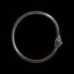 Kabana Sterling Silver Designer Cat Bangle Bracelet