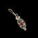 Sterling Silver Cloisonné Enamel Earrings