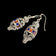 Sterling Silver Cloisonné Enamel Earrings