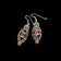 Sterling Silver Cloisonné Enamel Earrings
