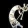 "A Touch of Santa Fe" Navajo Kokopelli Musician Brooch Sterling & 14K Gold