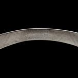 Sterling Silver Navajo Cuff Bracelet Signed W/Yellowstone