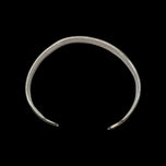 Sterling Silver Navajo Cuff Bracelet Signed W/Yellowstone