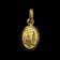 14K Yellow Gold Our Lady of Fatima Medallion / Charm / Pendant