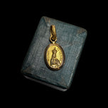 14K Yellow Gold Our Lady of Fatima Medallion / Charm / Pendant