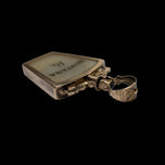 10K Gold & Chalcedony Royal Arch Mason Keystone Fob / Pendant "Montana 16"