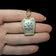 10K Gold & Chalcedony Royal Arch Mason Keystone Fob / Pendant "Montana 16"