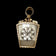 10K Gold & Chalcedony Royal Arch Mason Keystone Fob / Pendant "Montana 16"