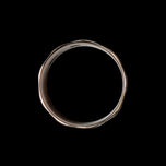 Antique Victorian Era 10K Rose Gold Etched Cigar Band Size 6 1/2