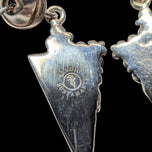 Sterling Silver Sergio Bustamante "Juliet's Passion" Face Stud Earrings