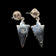 Sterling Silver Sergio Bustamante "Juliet's Passion" Face Stud Earrings