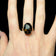 10K Yellow Gold Oval Cut Smokey Quartz Ring Size 8