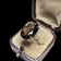 10K Yellow Gold Oval Cut Smokey Quartz Ring Size 8