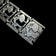 Sterling Silver Victorian Style Kissing / Courting Couple Panel Bracelet