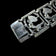 Sterling Silver Victorian Style Kissing / Courting Couple Panel Bracelet