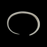 Signed Sterling Silver Northwest / Pacific Coast Native American Haida Cuff Bracelet: Artist Signed