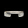 Signed Sterling Silver Northwest / Pacific Coast Native American Haida Cuff Bracelet: Artist Signed