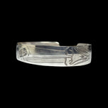 Signed Sterling Silver Northwest / Pacific Coast Native American Haida Cuff Bracelet: Artist Signed