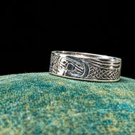 Signed Sterling Silver Haida Northwest Coast Native American Ring Size 6 3/4
