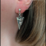 Sterling Silver Sergio Bustamante "Juliet's Passion" Face Stud Earrings