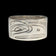 Sterling Silver Haida Northwest Coast Native American Raven / Eagle Ring Size 7 Signed