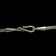 Sterling Silver Sliding Garnet Pendant Woven Chain Necklace