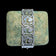 Sterling Silver Victorian Style Kissing / Courting Couple Panel Bracelet