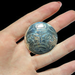Harold Alfred Kwakwaka'wakw Northwest Coast Moon Guardian Pendant Sterling Silver