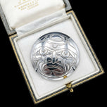 Harold Alfred Kwakwaka'wakw Northwest Coast Moon Guardian Pendant Sterling Silver