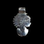 Sterling Silver and Purple Spiny Oyster Peruvian Style Pendant by Victor Yurivilca