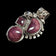 Sterling Silver and Purple Spiny Oyster Peruvian Style Pendant by Victor Yurivilca